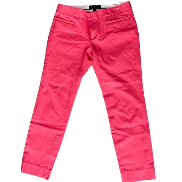 Banana Republic Sloan Fit Cropped Pink Pants - Picture 3 of 5